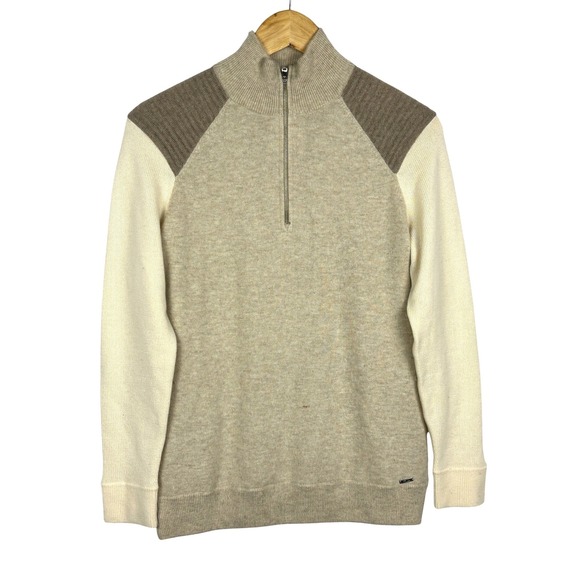 Polo Golf Ralph Lauren Other - Polo Golf Ralph Lauren Mens 100% Cashmere Quarter Zip Sweater Sz M Colorblock